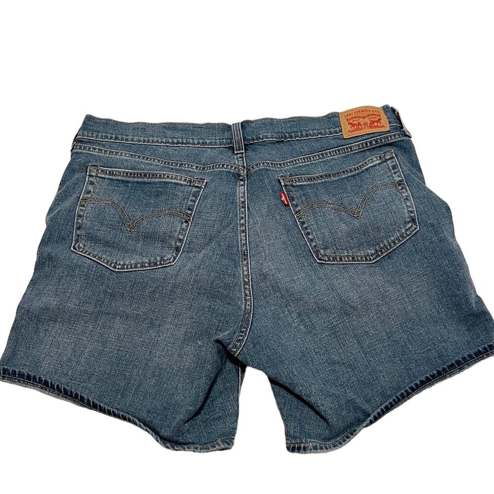 Levi's 32 red tab denim jean stretch shorts SH 1954